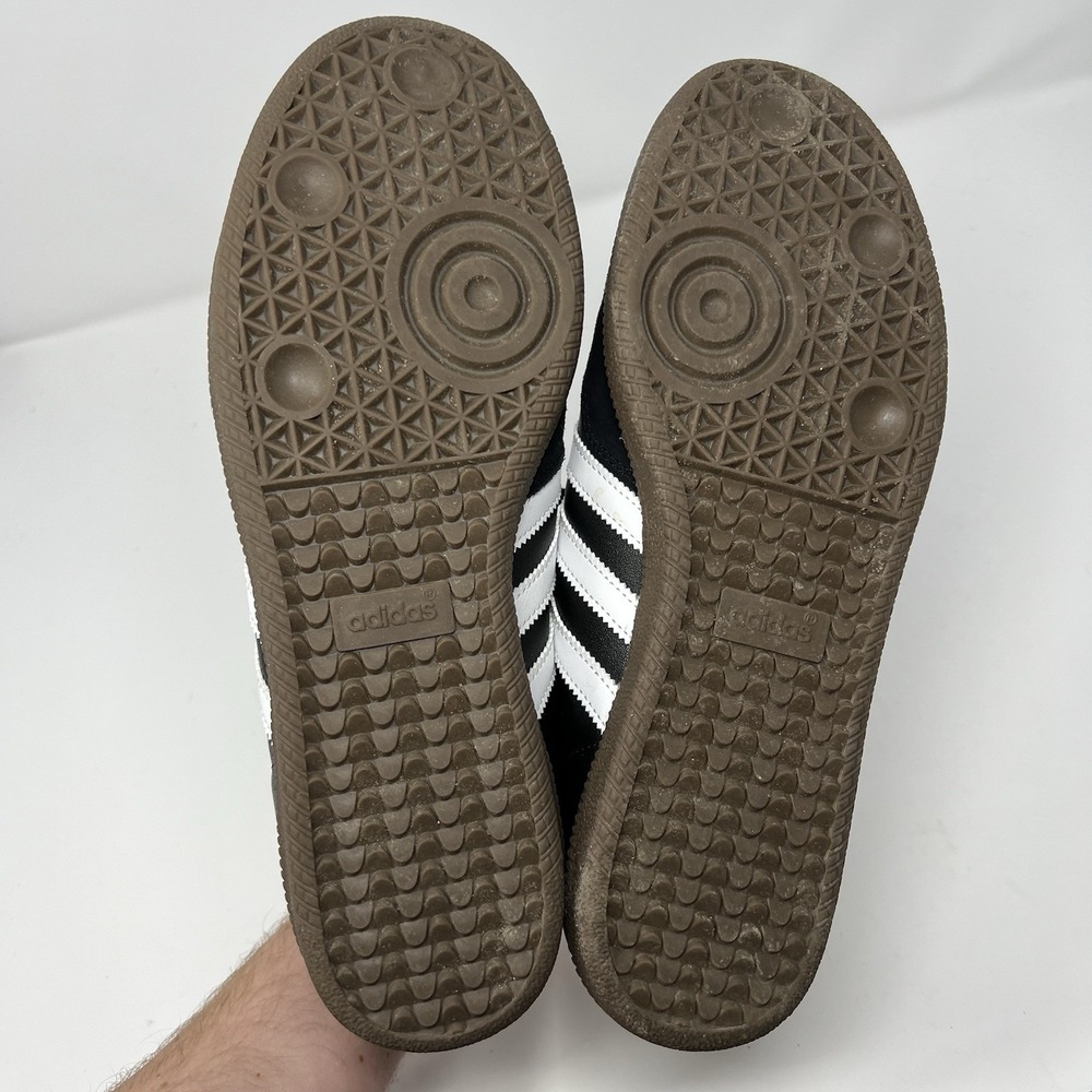 adidas Samba Sneakers Mens Size 11.5 Black White Low Top Lace-Up Athletic Soccer - Picture 15 of 15